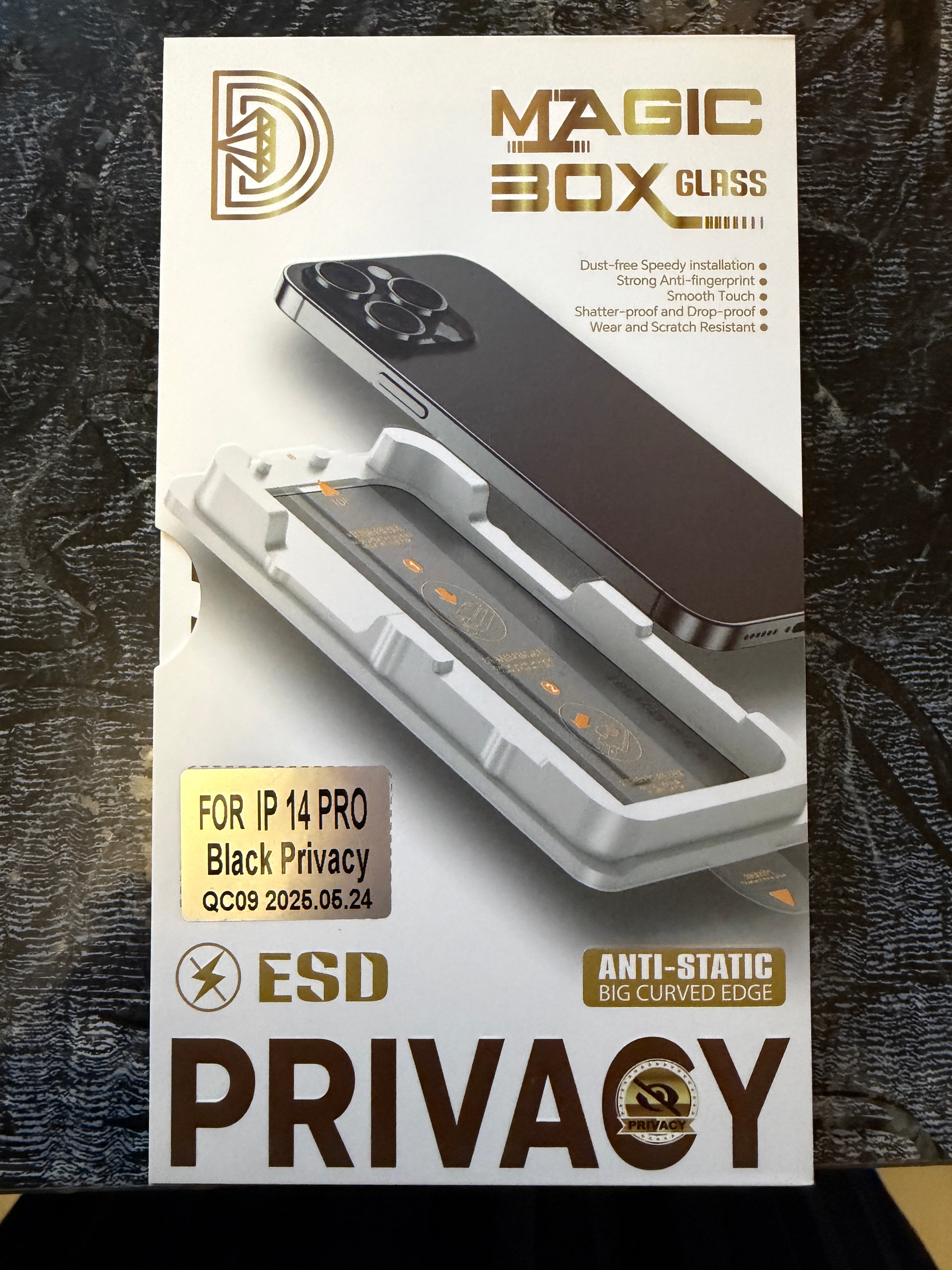 Folie de Sticla Privacy pentru iPhone cu kit de auto-montare